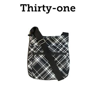 Thirty-One Plaid Crossbody